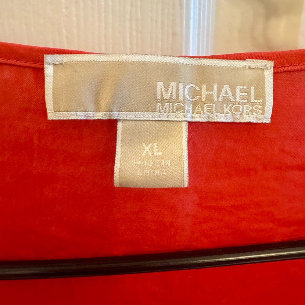 Michael Kors Vibrant orange and Black bundle  Blouse XL